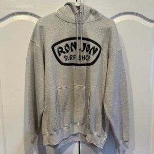Ron Jon gray hoodie men's Large